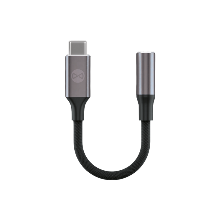 Forever Adapter Audio USB-C Till 3.5 mm AJC-01 - Svart | 1867 | AlltMobil