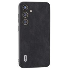 ABEEL - ABEEL Mobilskal till Samsung Galaxy S24 Scratch-proof PU L&auml;der Svart