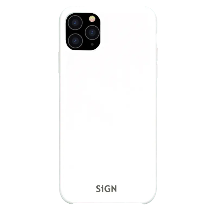 SiGN - SiGN iPhone 11/XR Skal Liquid Silicone - Vit