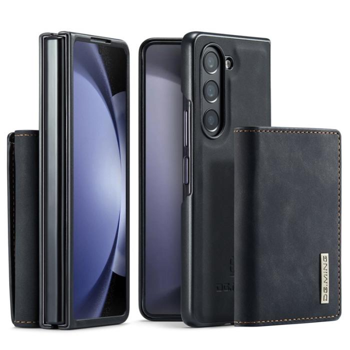 DG.MING - DG.MING Magnetiskt Avtagbart Plånboksfodral Samsung Galaxy Z Fold5 Svart
