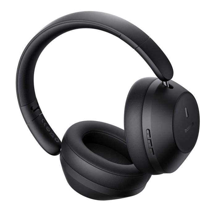 BASEUS - Baseus On-Ear Trådlösa Hörlurar Bluetooth 5.3 - Svart