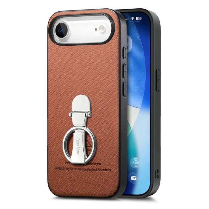 CASENEO - D.G Ming iPhone Air Fodral KonstLäder - Brun