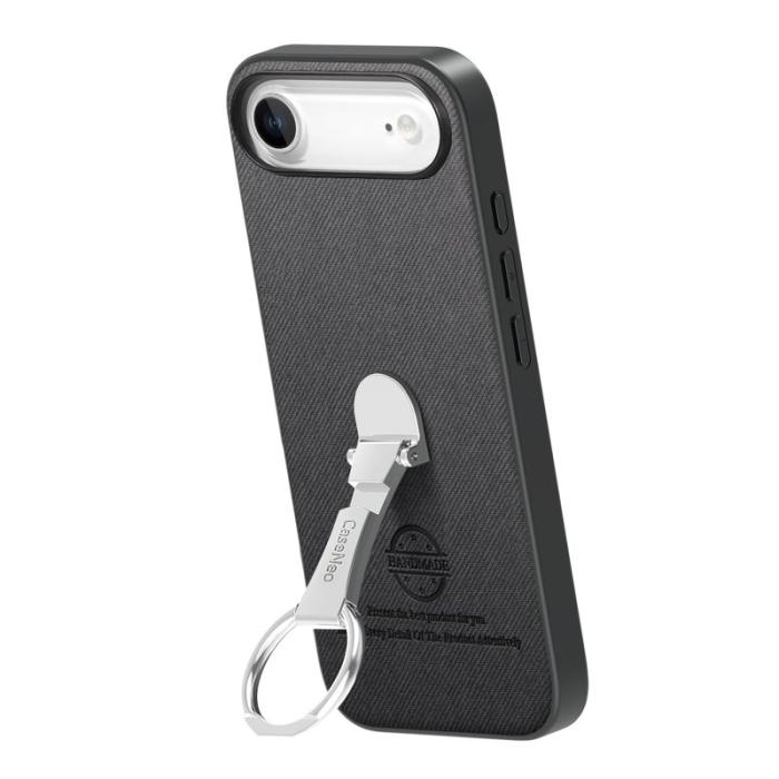 CASENEO - D.G Ming iPhone Air Fodral KonstLäder - Svart