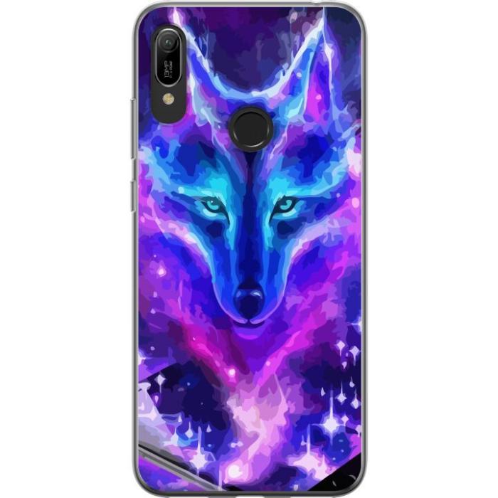iSecrets - Mobilskal till Huawei Y6 (2019) med Neon Varg