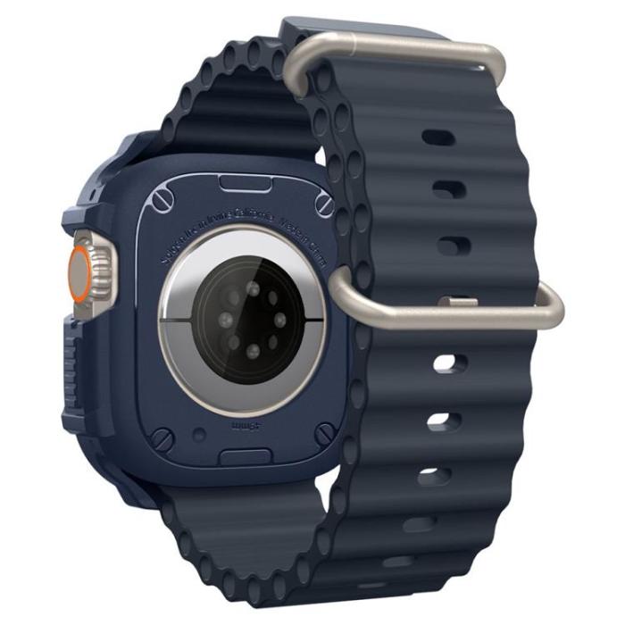 Spigen - Spigen Apple Watch Ultra 1/2 (49mm) Skal Rugged Armor - Blå