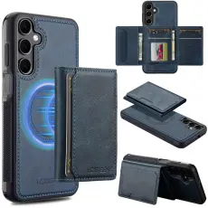LC.imeeke - LC.IMEEKE L5 f&ouml;r Samsung Galaxy S25 Fodral KonstL&auml;der - Bl&aring;