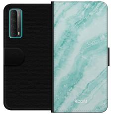 Gustaf - Pl&aring;nboksfodral till Huawei P smart 2021 med Mint Marble
