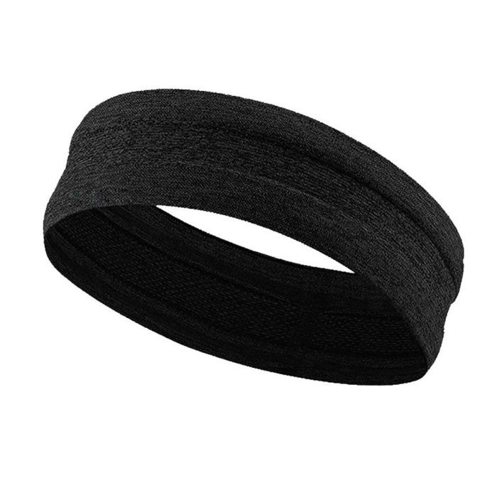 OEM - Elastic Fabric Pannband Running Fitness - Svart
