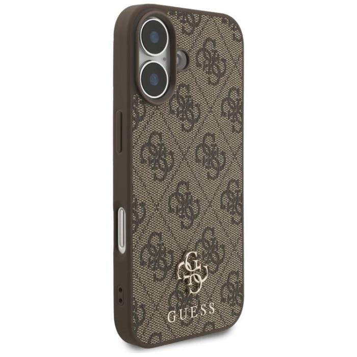Guess - Guess iPhone 17 Mobilskal MagSafe 4G Small Classic Logo - Brun