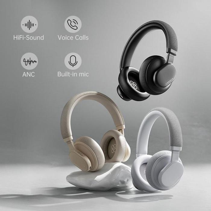 Forcell - Forcell Hörlurar Over-ear Trådlösa ANC Touch Beat F Audio - Grå