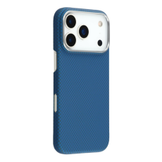 A-One Brand - iPhone 17 Pro Max Mobilskal MagSafe Carbon Fiber - Blå/Grön