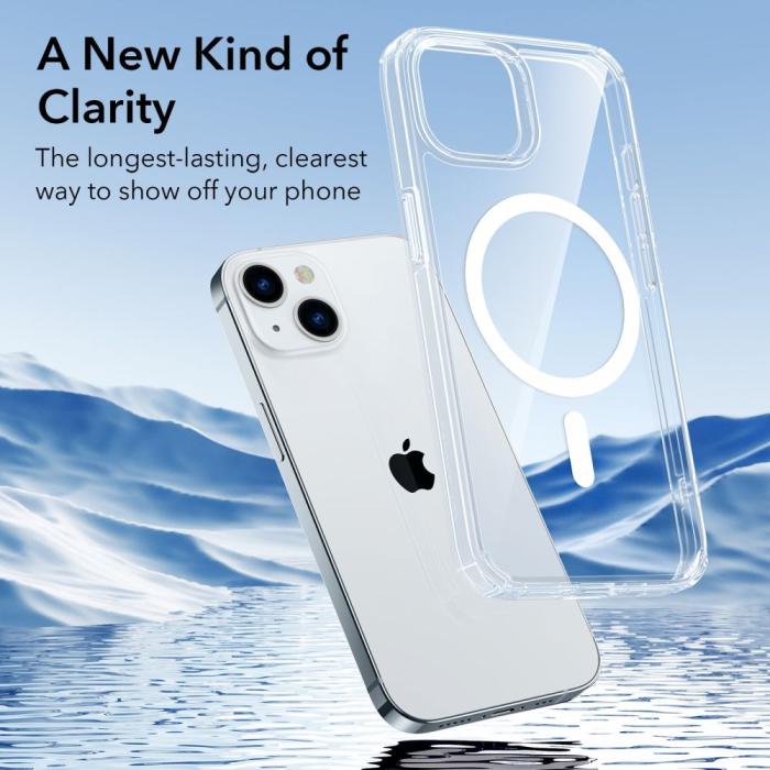 ESR - ESR iPhone 14 Plus Magsafe Skal Krystec Halolock - Clear