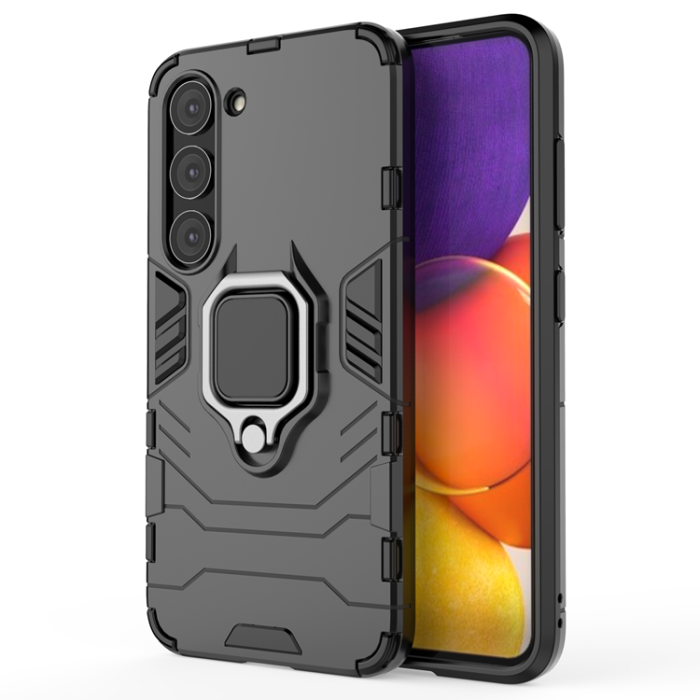 OEM - Galaxy S23 Skal Ringhållare Armor Magnetic - Svart