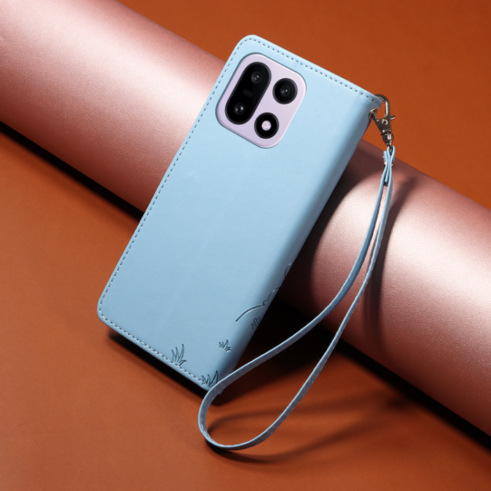 A-One Brand - OnePlus 15 Plånboksfodral RFID Blocking Imprinted Dog Pattern