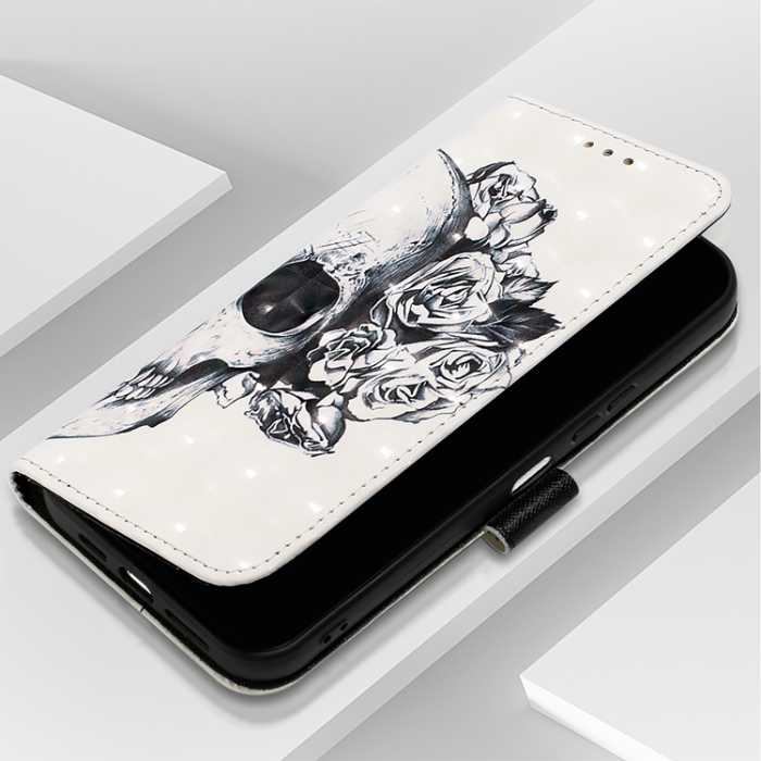 A-One Brand - iPhone 17 Pro Plånboksfodral Printing Pattern Med Strap