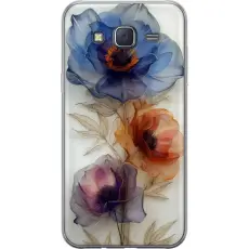 Gustaf - Mobilskal till Samsung Galaxy J5 med Silkesblommor