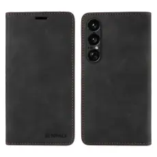 BETOPNICE - BETOPNICE Sony Xperia 1 VII Pl&aring;nboksfodral Konstl&auml;der RFID-Skydd - Svart