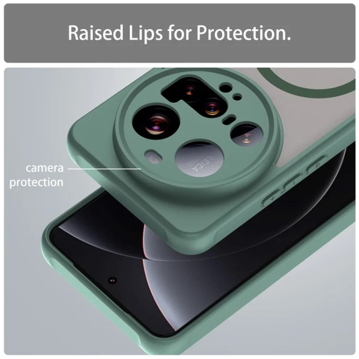 A-One Brand - Xiaomi 15 Ultra Mobilskal MagSafe Anti Drop - Grön