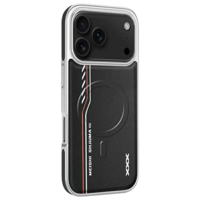 A-One Brand - iPhone 17 Pro Max Mobilskal Magsafe Diamond Texture - Svart