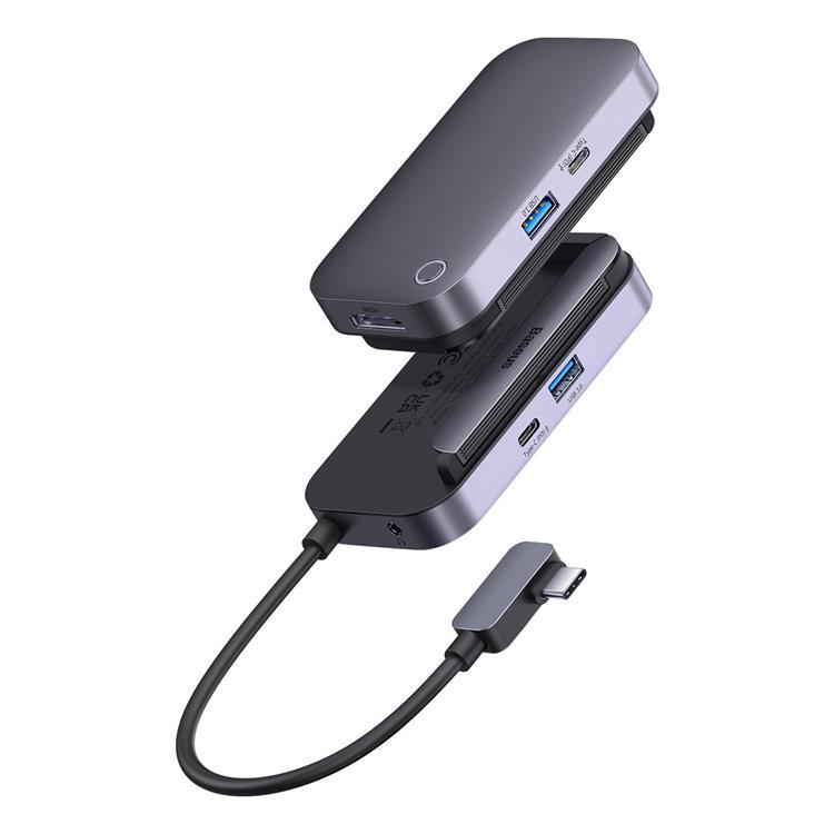 Baseus 4in1 Universal HUB USB-C - Mörk Grå | 264 | AlltMobil
