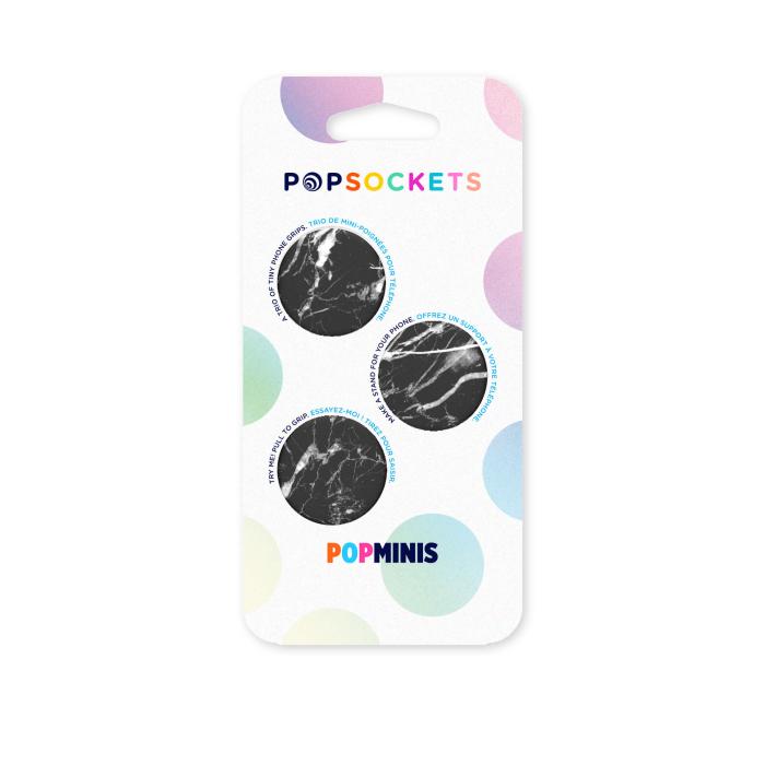 UTGATT4 - POPSOCKETS Black Marble 3-pack