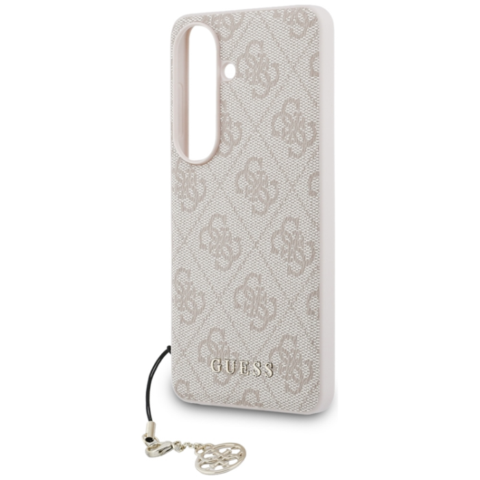 Guess - Guess Mobilskal För Galaxy S26 MagSafe 4G Classic Logo Charm - Rosa