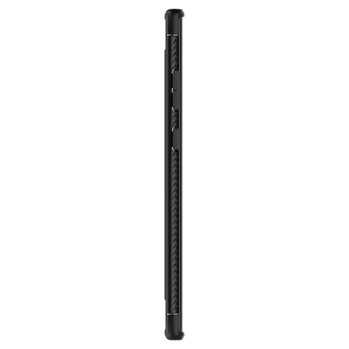 Spigen - SPIGEN Rugged Armor mobilskal Galaxy Note 10+ Plus Matte Svart