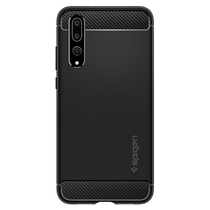 UTGATT1 - SPIGEN Rugged Armor mobilskal Huawei P20 Pro Svart