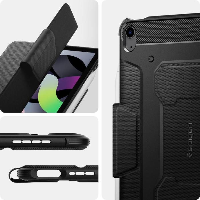 Spigen - Spigen Rugged Armor Pro Fodral iPad Air 4/5 (2020/2022) - Svart