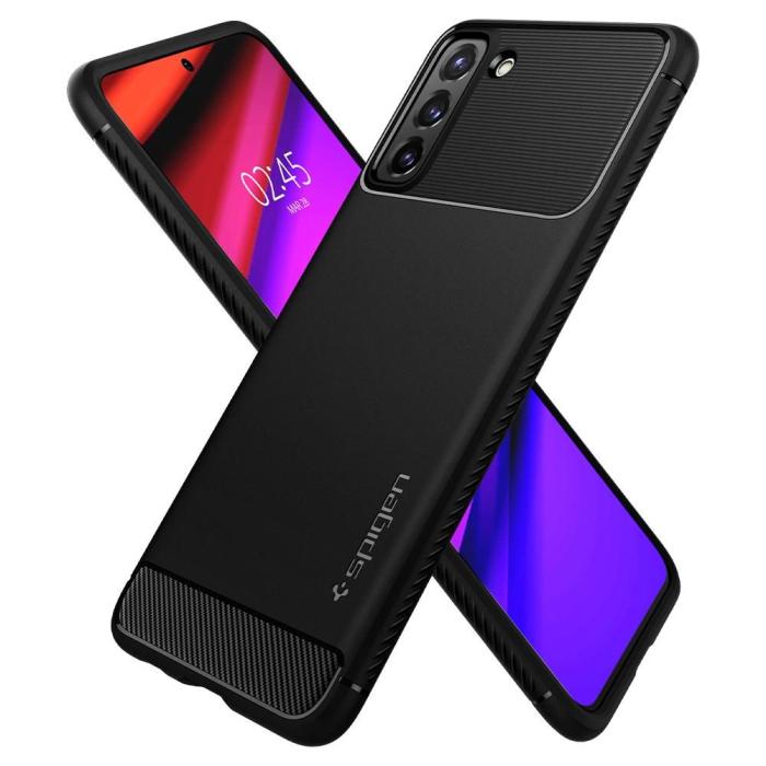UTGATT - SPIGEN Rugged Armor Skal Galaxy S21 Matte Svart