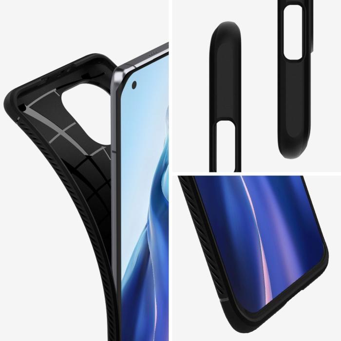 UTGATT1 - SPIGEN Rugged Armor Xiaomi Mi 11 - Matt Svart