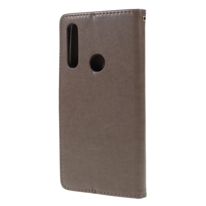 OEM - Imprint Butterfly Plånboksfodral Huawei P Smart Z - Grå