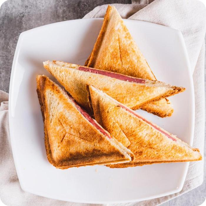 Huslog - Huslog 4-Skivors Smörgåsjärn 1800W HUS1028