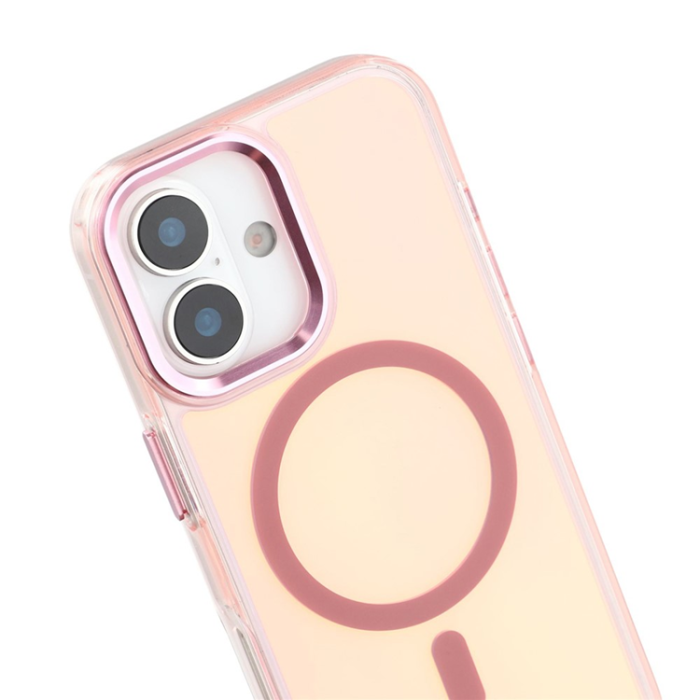 A-One Brand - iPhone 17 Mobilskal MagSafe Färgbyte TPU - Rosa