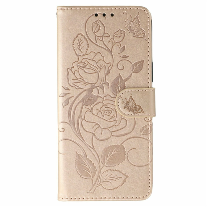 A-One Brand - OnePlus 15 Konstläder Plånboksfodral Imprinted Rosa Butterfly
