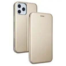Beline - Beline iPhone 12 Pro Max Pl&aring;nboksfodral Magnetic - Guld
