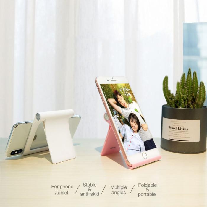 UTGATT5 - ROCK Universal Stativhållaren Smartphone & Tablet Pink
