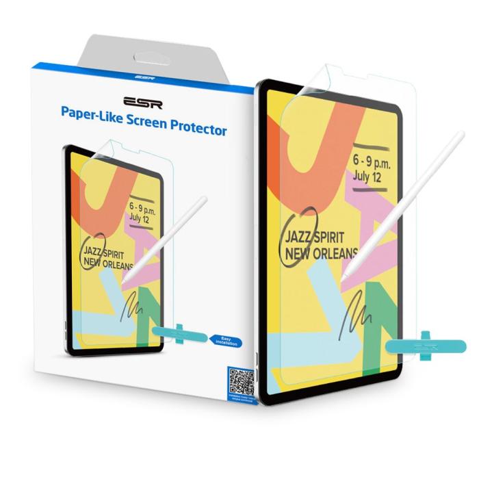 UTGATT5 - ESR Skärmskydd Paper Like Film iPad Pro 12.9 2018/2020