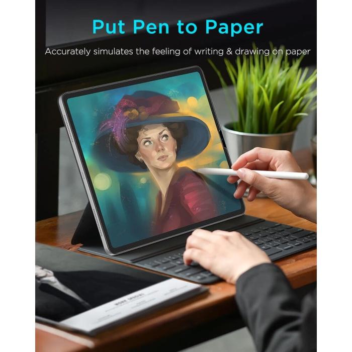 UTGATT5 - ESR Skärmskydd Paper Like Film iPad Pro 12.9 2018/2020