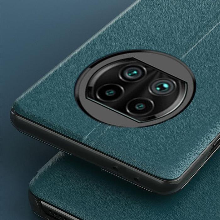 UTGATT1 - Eco Leather View Fodral Xiaomi Redmi Note 9T - Blå
