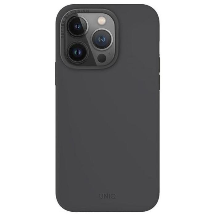 UNIQ - UNIQ iPhone 15 Pro Mobilskal Magsafe Lino Hue - Grå