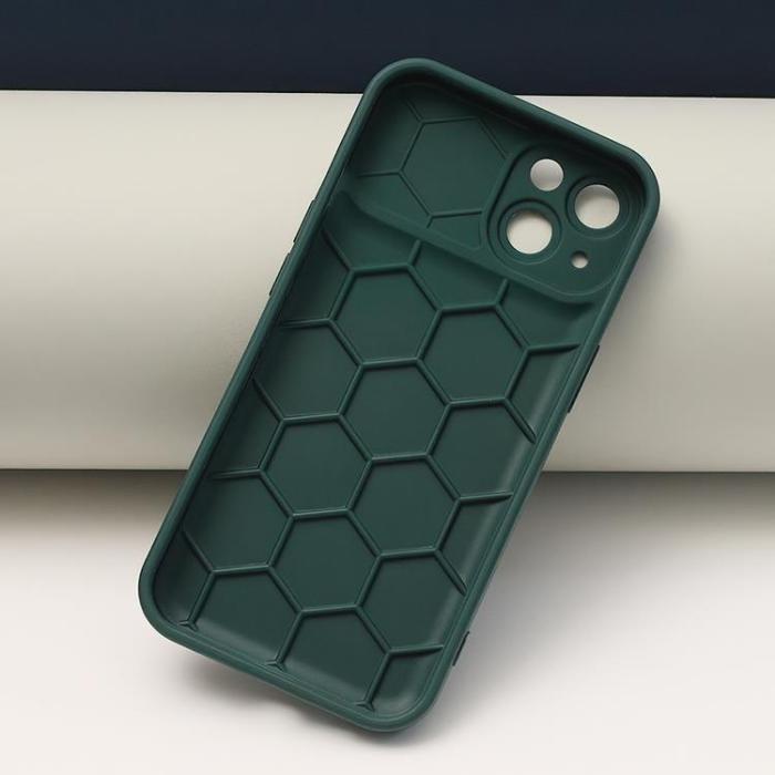 OEM - Galaxy A25 5G Mobilskal Honeycomb - Skogsgrönt