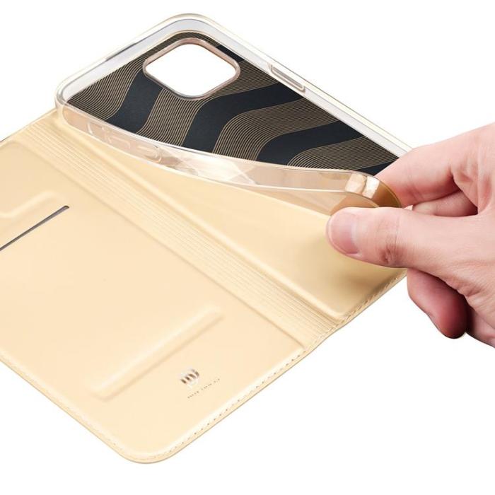 Dux Ducis - Dux Ducis iPhone 14 Plus mobilfodral Skin Series Holster - Guld
