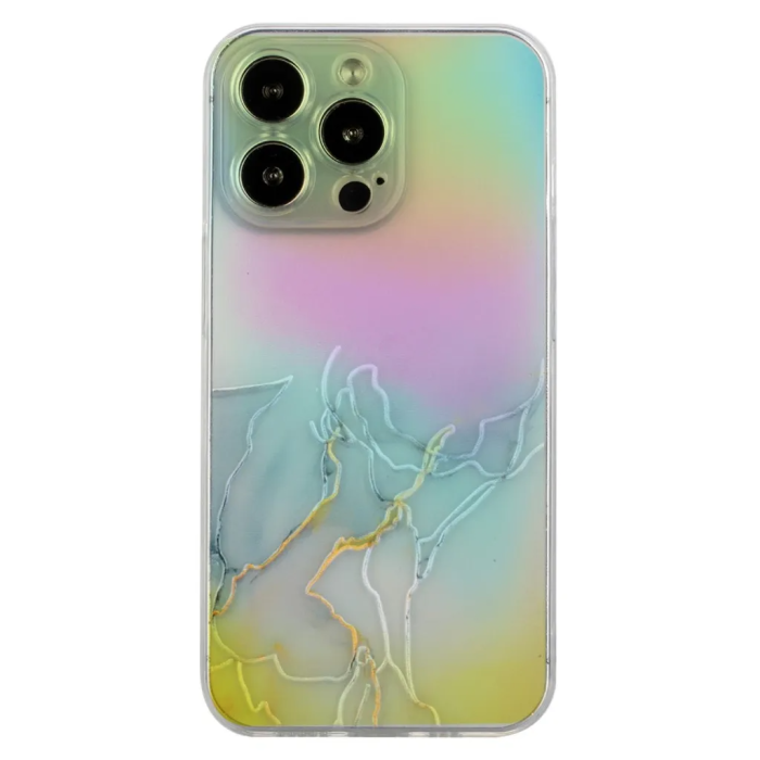 Taltech - iPhone 15 Pro Max Mobilskal Marmor - Flerfärgat