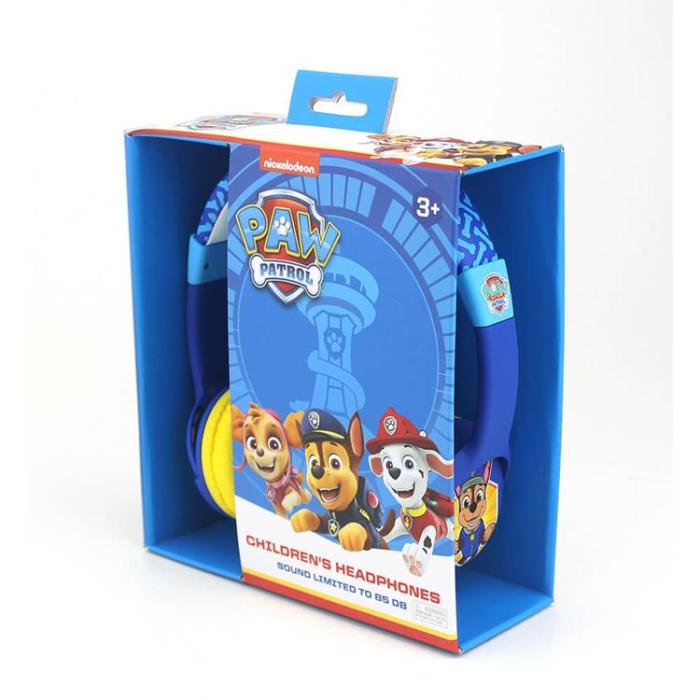 PAW PATROL - PAW PATROL Hörlurar Junior On-Ear 85dB Chase - Blå