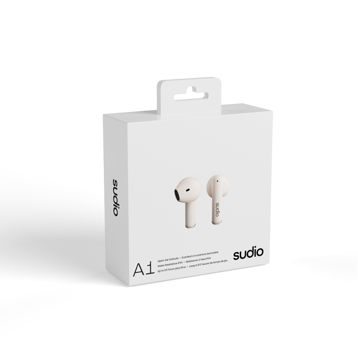UTGATT - SUDIO Hörlur In-Ear A1 True Wireless - Vit