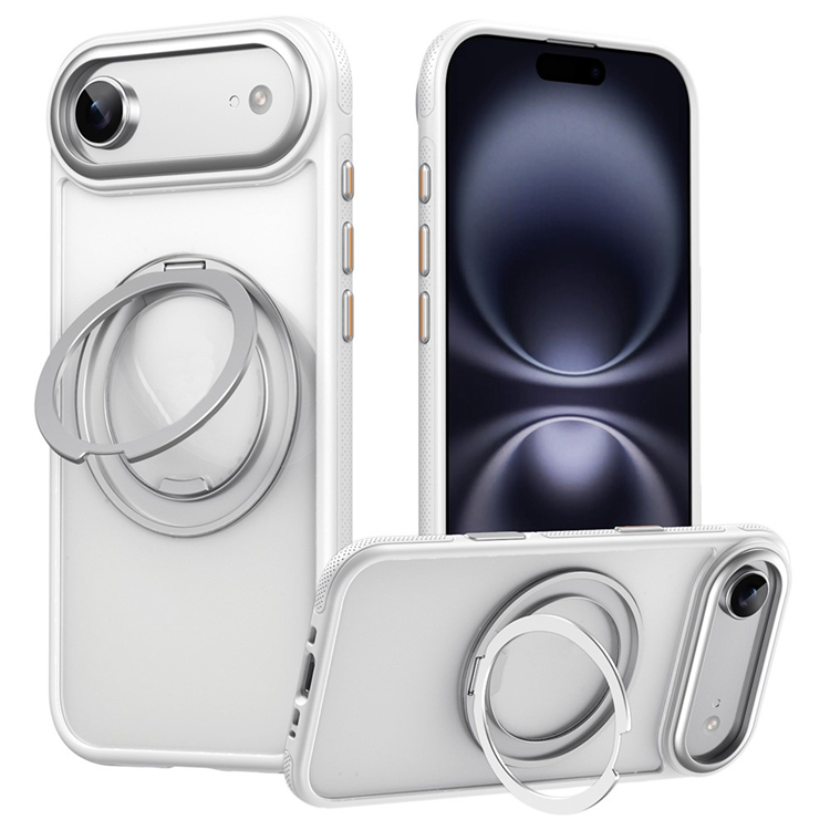 iPhone Air Mobilskal MagSafe Kickstand TPU PC - Vit | 2353 | AlltMobil