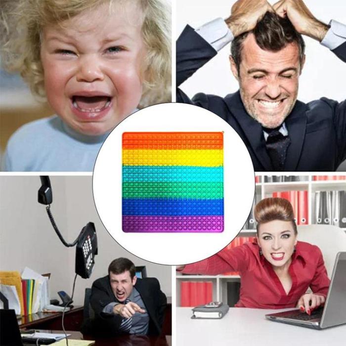 OEM - MEGA Hjärta Pop it Fidget, leksak, Stress Relief Toy