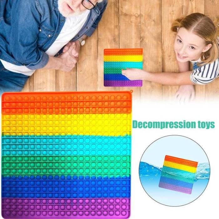 OEM - MEGA Hjärta Pop it Fidget, leksak, Stress Relief Toy