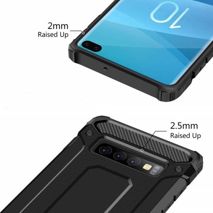 UTGATT1 - ARMOR Skal till Samsung Galaxy S10 Svart
